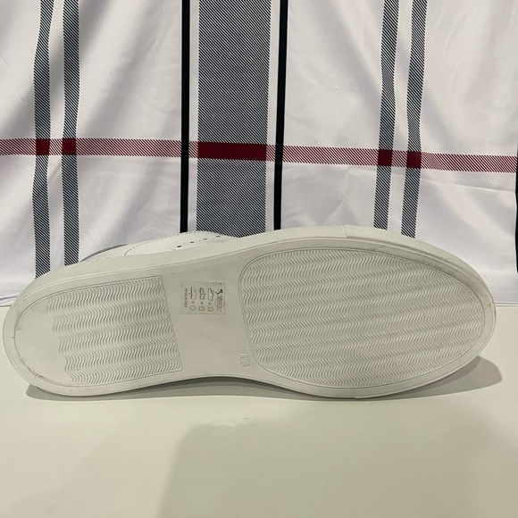 Duca shoes casual sneakers white leather calf woven lace up - Picture 4 of 5